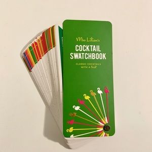 Mrs. Lilian’s cocktail swatch book!